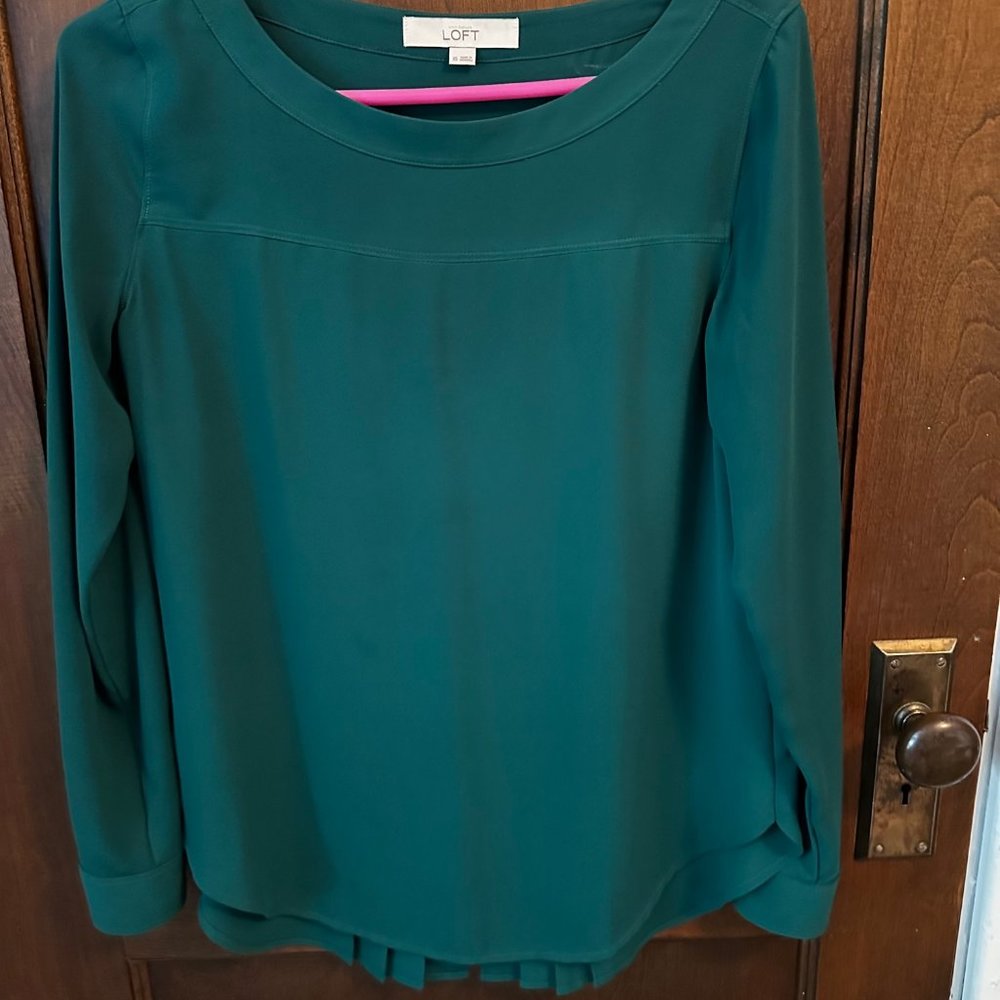 Loft Green Blouse